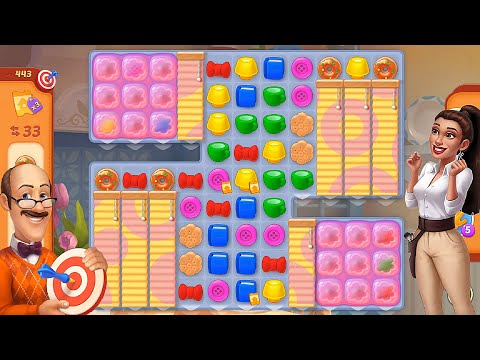 Homescapes - Level 441 to 444 Gameplay Walkthrough - New Update