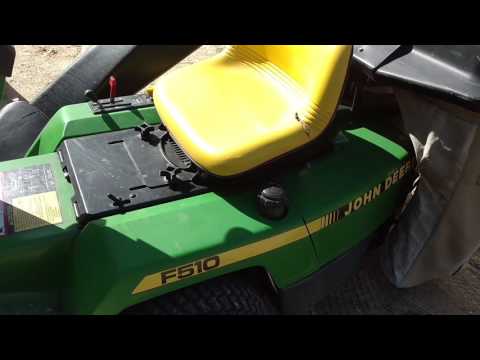 John Deere F510 Lawn Mower Blower NCS JDs Construction Toys