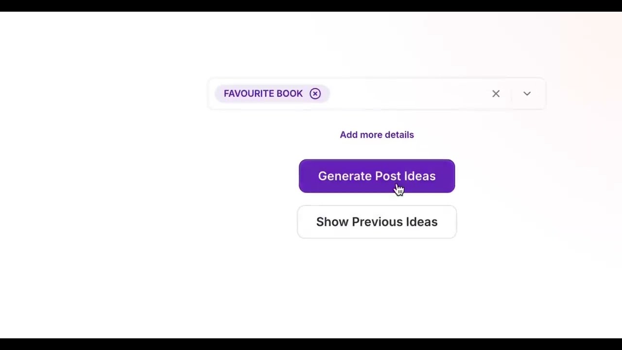 Postel X (Twitter) Growth Tool - AI-Powered Post Idea Generation Demo