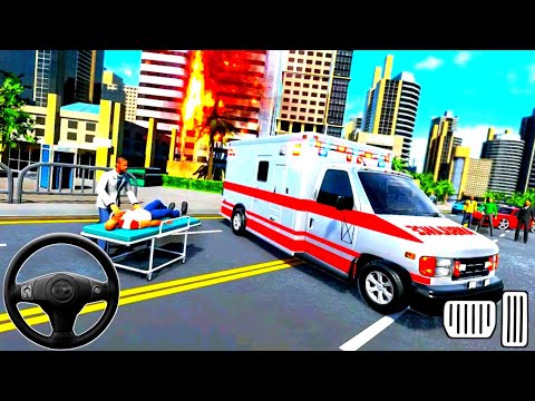 Ambulance Robot Car Transform: War Robot Games - Flying Car Robot Games 2021 - Android glGameplay