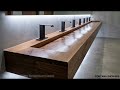Fontana Matte Black Touchless Waterfall Faucet For Public Restrooms