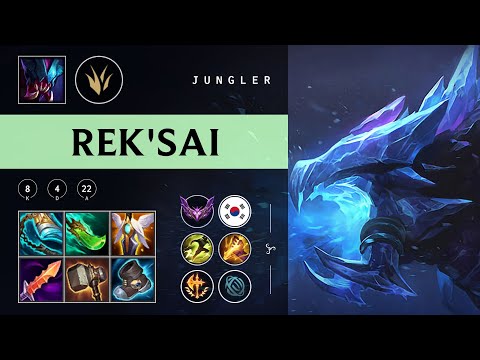 Rek'Sai Jungle vs Taliyah - KR Master Patch 25.23