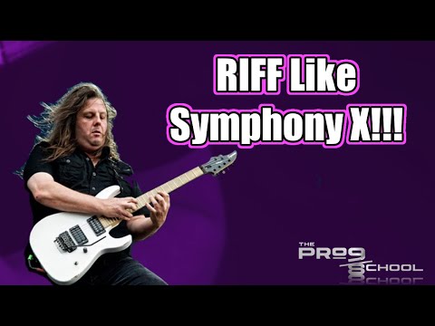 Symphony X RIFF Lesson!!  How to Riff Like Michael Romeo
