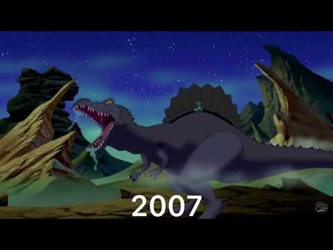 Evolution of Spinosaurus in Movies Remake
