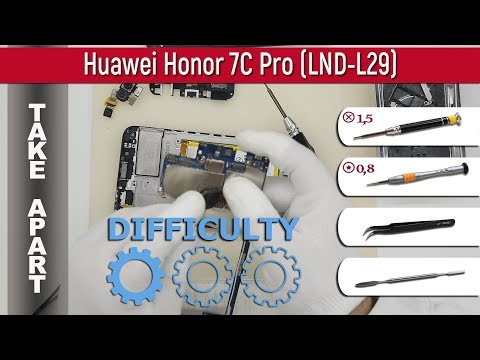 Wie kann man 📱 Huawei Honor 7C Pro LND-L29 zerlegen