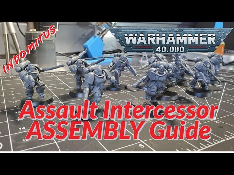 Assault Intercessor Squad Assembly Guide Warhammer 40k Indomitus