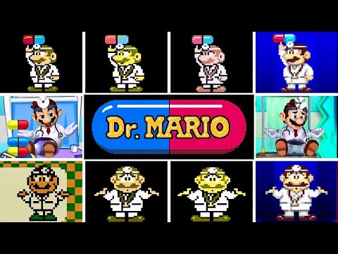 Dr. Mario Official Versions Comparison + GAME OVER screens