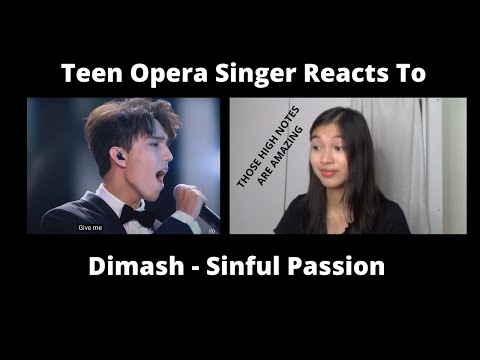 Teen Opera Singer Reacts To Dimash - Sinful Passion