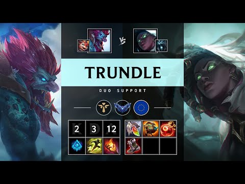 Trundle Support vs Senna - EUW Diamond Patch 25.15