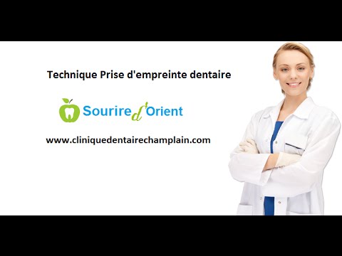 comment prendre empreinte dentaire