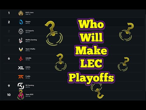 WHO WILL MAKE LEC PLAYOFFS 2022?