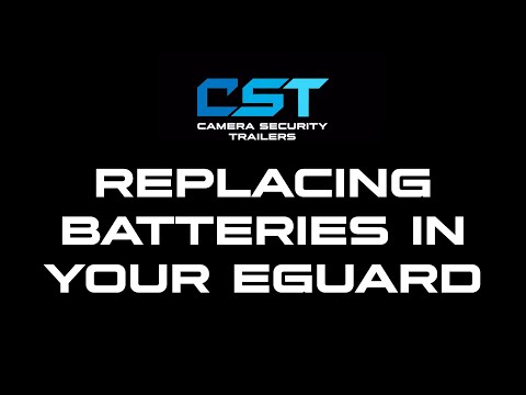 Replacing the batteries in your EGuard Motion Sensor