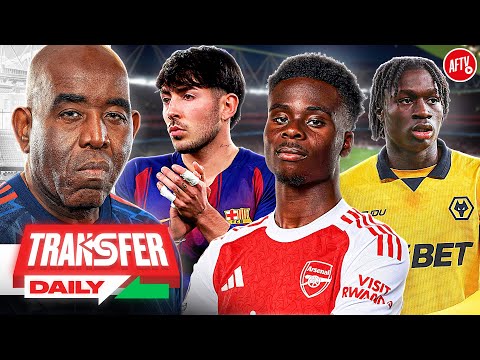 Saka Commits Future with £300k-a-Week Deal as Arsenal Target Star Striker & Barcelona Ace!