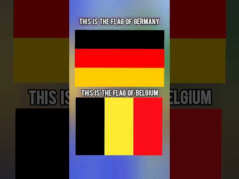 The Flag Of Germany vs The Flag Of Belgium #germanyvsbelgium #flagsofcountries #germanflag #flags