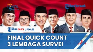 Hasil Final Quick Count Pilpres 2024 di 3 Lembaga Survei, Prabowo-Gibran Unggul hingga 58 Persen