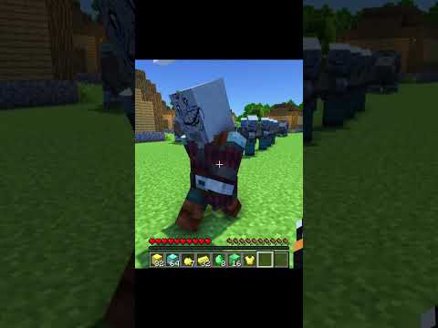minecraft but villager start fight 🤯😶‍🌫️🤐#minecraft #shorts