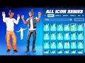 ALL ICON SERIES DANCES IN FORTNITE Juice WRLD Lucid Dreams Rap Monster Godzilla Eminem