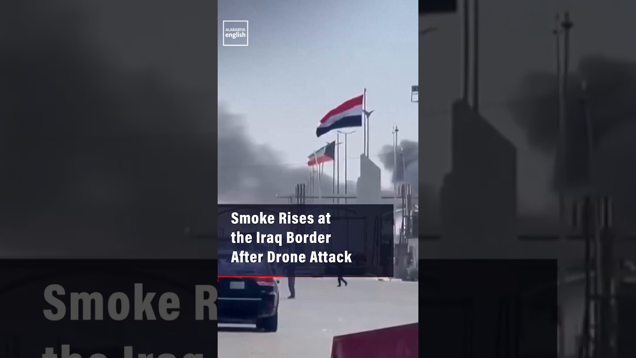 Video | Smoke Rises at the Iraq Border After Drone Attack