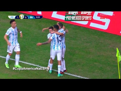 GOL - Guido Rodríguez | Argentina 1-0 Uruguay - Fase de Grupos 'Grupo A' Copa América 2020
