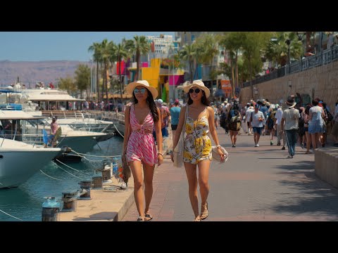 EILAT, Israel Peaceful Walking Tour - Beautiful Southern City 4K UHD with Captions