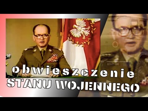Generał Jaruzelski ogłasza Stan Wojenny  13.12.1981  zamiast Teleranka polskie dzieci zobaczyły to