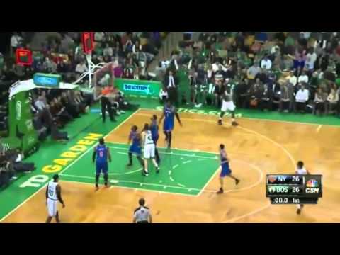 Courtney Lee Deep Three Pointer   Knicks vs Celtics   December 13  2013   NBA 2013 14 Season