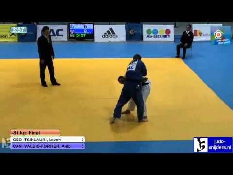 Levan Tsiklauri (GEO) - Antoine Valois-Fortier (CAN) [-81kg] final