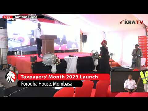 WELCOME TO THE LAUNCH OF TAXPAYERS MONTH