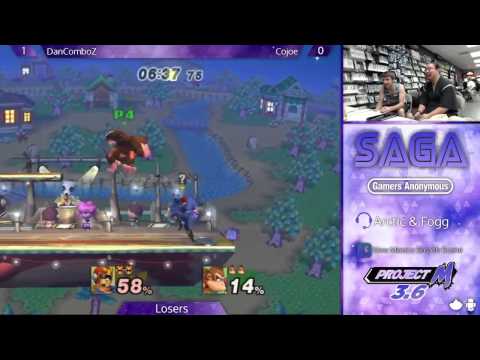 SAGA - DanComboZ(Falcon) vs. Cojoe(DK) - Losers - Project M