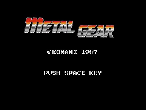 MSX Longplay [001] Metal Gear (EU)