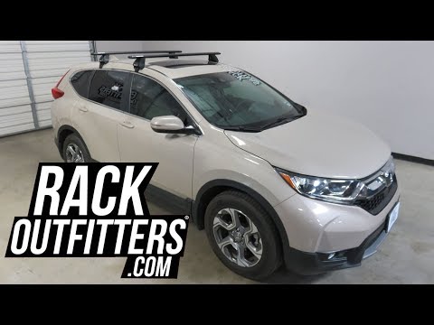 Honda CR-V with Rhino-Rack 2500 Vortex Roof Rack Crossbars
