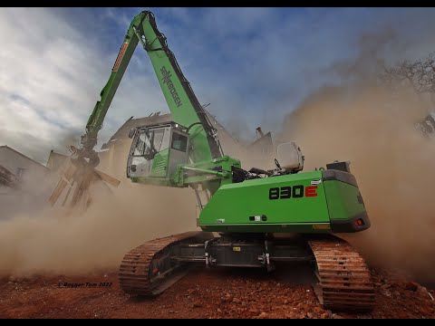 Sennebogen 830E house demolition