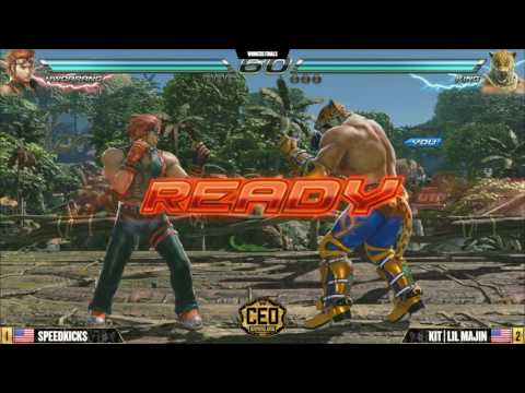 TEKKEN 7: SPEEDKICKS VS. KIT | LIL MAJIN | Top 8 | CEO 2016