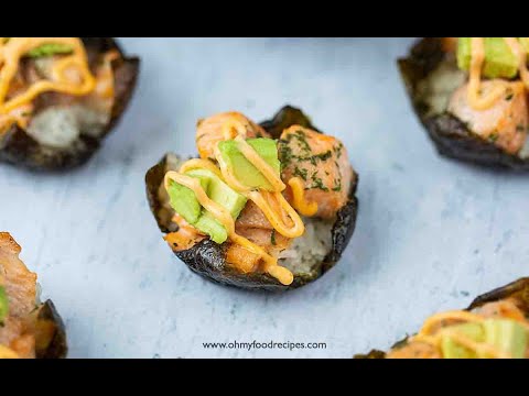 🍣 Easy Salmon Sushi Cups – A Delicious & Fun Sushi Recipe! 🥢