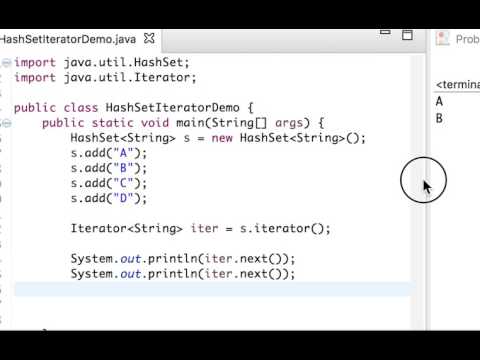 Hashset Iterator