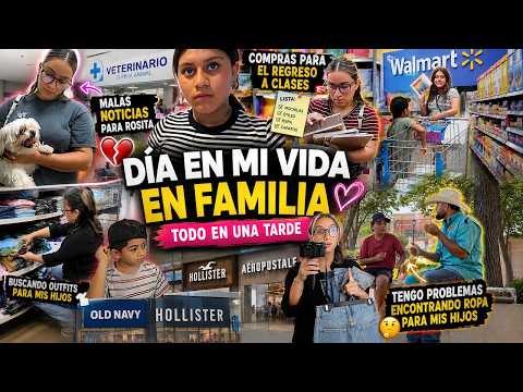 AMANECIMOS CON MALAS NOTICIAS… 💔🐶 | De compras para el Regreso a Clases🖍📚| No encontramos ropa😒