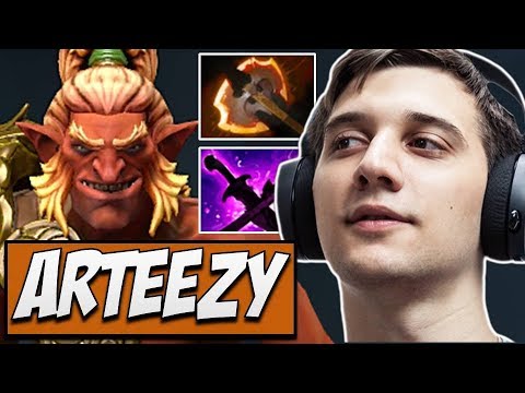 EG.Arteezy Troll Warlord - Rank 2 MMR | Dota Gameplay