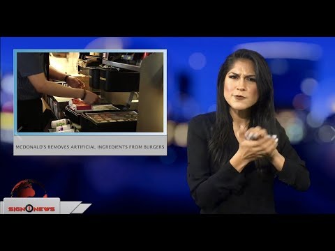 McDonald’s removes artificial ingredients from burgers (ASL - 9.27.18)