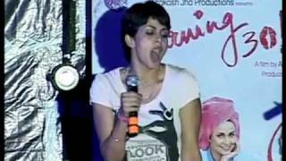 Gul Panag takes to singing while promoting her new movie Turning 30!!!