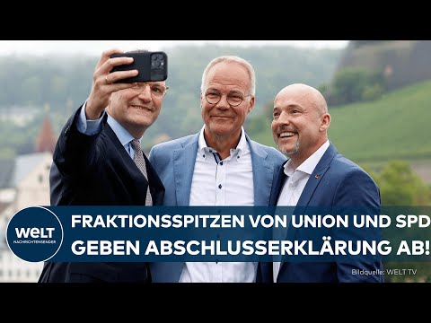 WÜRZBURGER KLAUSUR: Union und SPD einigen sich auf Gesetzesfahrplan! "Ein Vertrauen ist entstanden!"