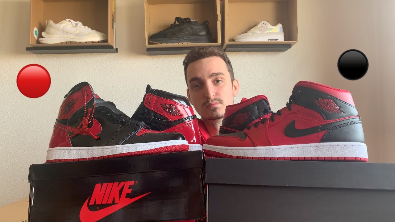 Watch JORDAN 1 MID REVERSE BRED VS JORDAN 1 HIGH PATENT BRED | Cuál os recomiendo Now JORDAN 1 MID REVERSE BRED VS JORDAN 1 HIGH PATENT BRED | Cuál os recomiendo