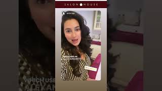 Cosmetic Physician Dr. Bibi trying out the Alexandrite Laser Hair Removal at Salon House - London