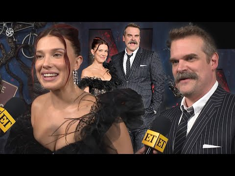Millie Bobby Brown and David Harbour Reunite at Stranger Things Premiere Amid Rumored Drama