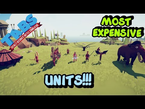 TABS | Most Expensive Units In Every Faction Vs Every 50 Units (Strong And Giant=5)