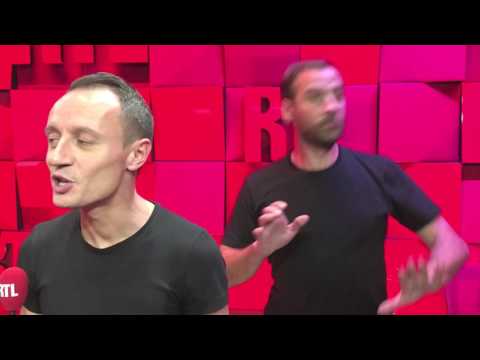 Fred Testot on a wild dance in the corridors of RTL - RTL - RTL