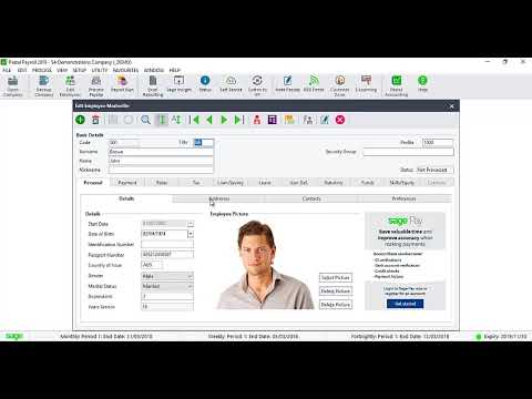 Sage Business Cloud - Payroll: Pastel Payroll Overview