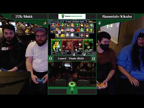 CT GamerCon 6 - 22K/Mekk (Green) vs. Raventoly/Kikoho (Red) - Melee Doubles LF