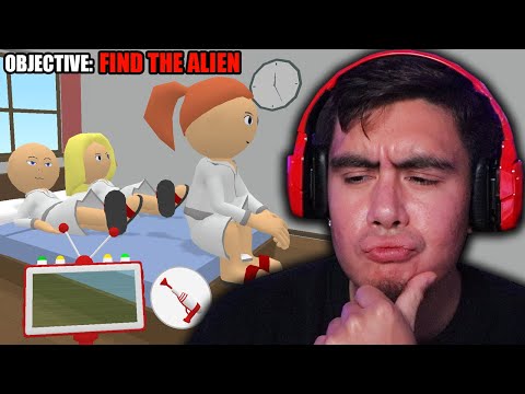 I NEED TO FIND OUT WHO'S AN ALIEN BUT THIS GAME IS JUST AWKWARD (Random flash games)