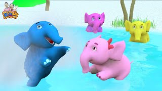 เพลงช้าง การ์ตูนน่ารักๆ - เพลงเด็กพี่นุ่น น้องภูมิ By KidsMeSong