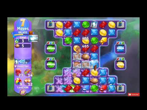 Wonka's World of Candy Level 498 NO BOOSTERS - 22 Moves - A S GAMING ✔